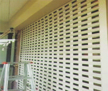 豪華型鋁通花閘（龍巖電動(dòng)卷閘門(mén)）